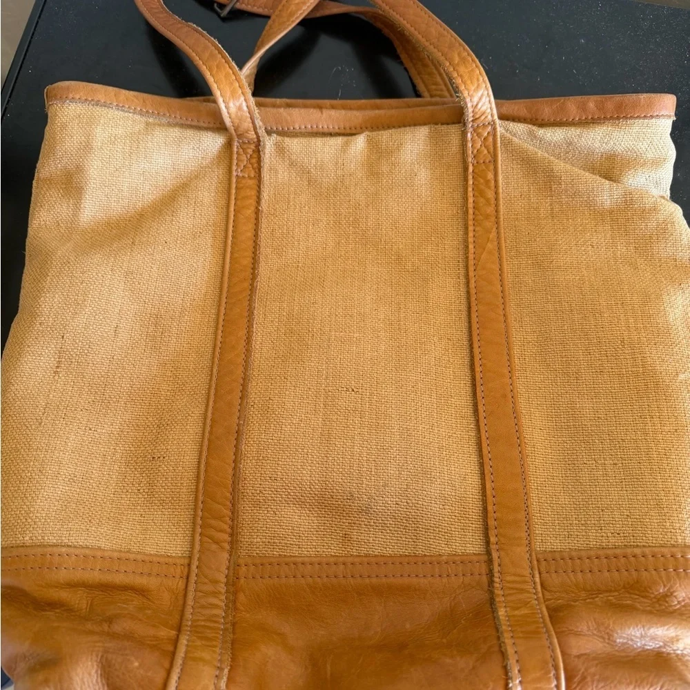 Canoe Women’s Brown and tan Leather Suede Handbag